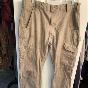 Carhartt 34x34 Ripstop Cargo khaki Pants